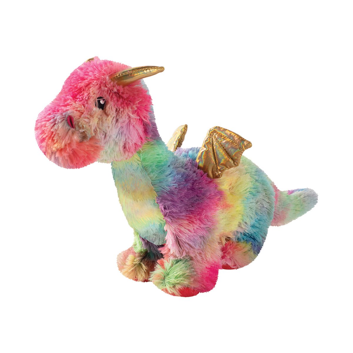 Fringe Studio Ember the Rainbow Dragon Peluche Diseño de Dragón Arcoíris para Perro, Unitalla