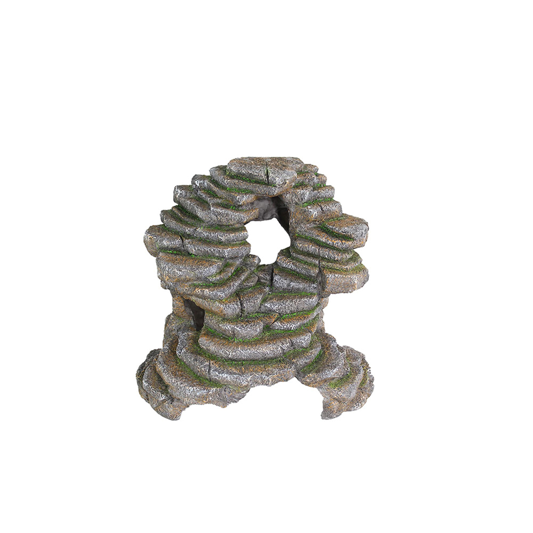 Penn Plax Decoración Roca Escalones para Peces, X-Grande