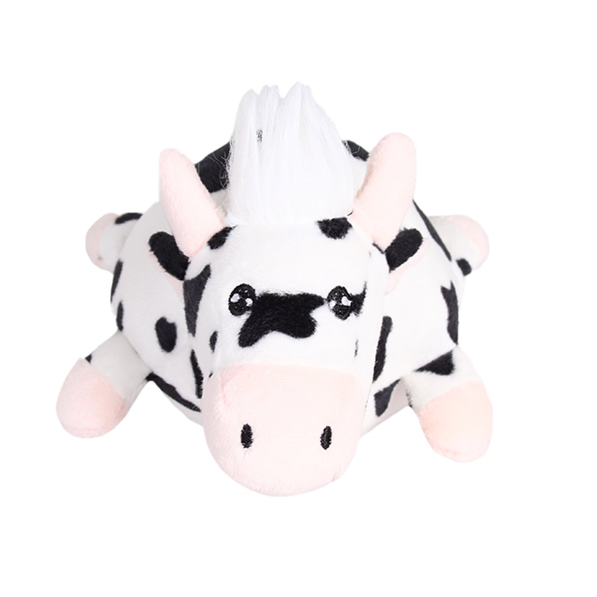 Latipaw Farm Collection Vaquita de Peluche con Pelota en el Interior para Perro, Mediano