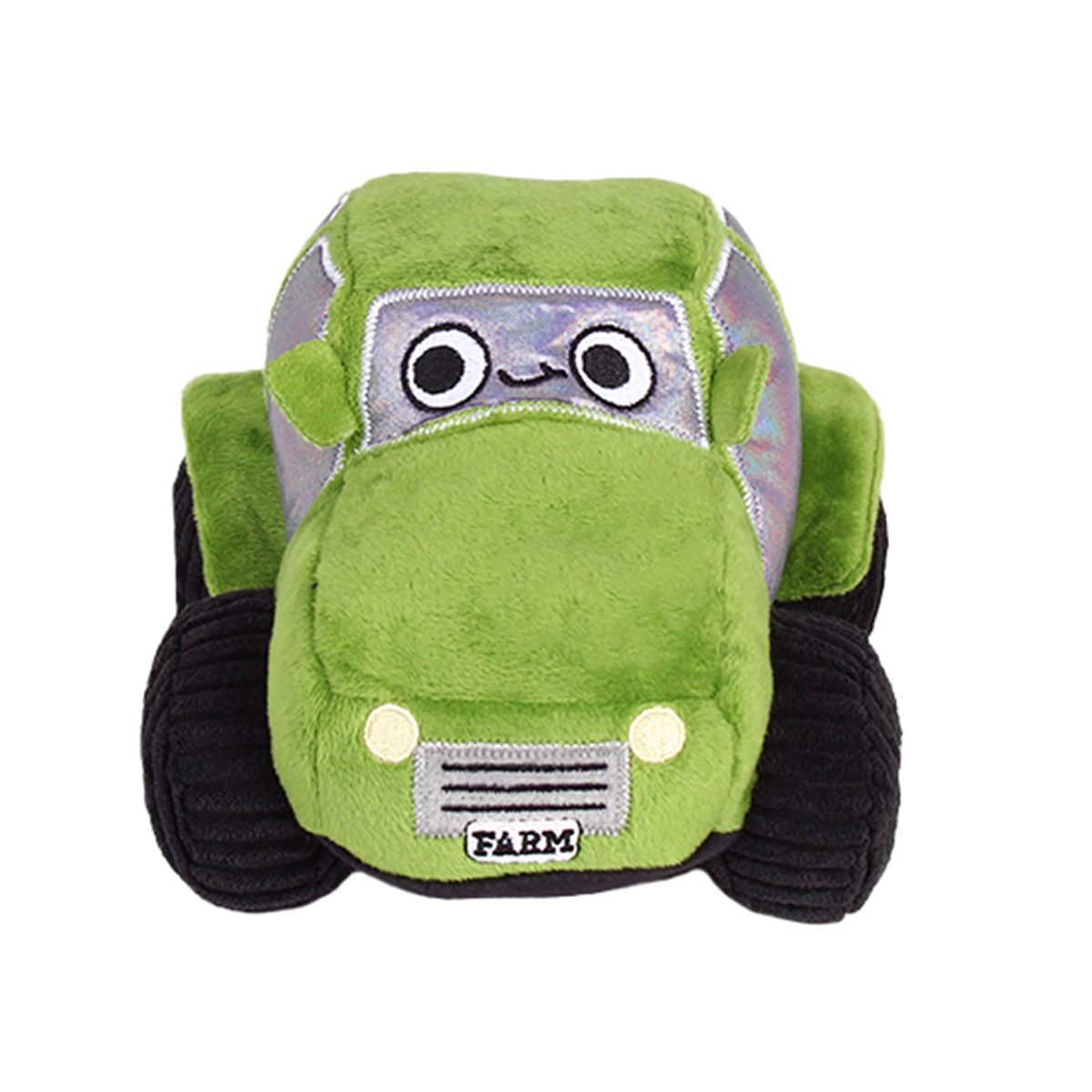 Latipaw Farm Collection Tractor Verde de Peluche para Perro, Mediano