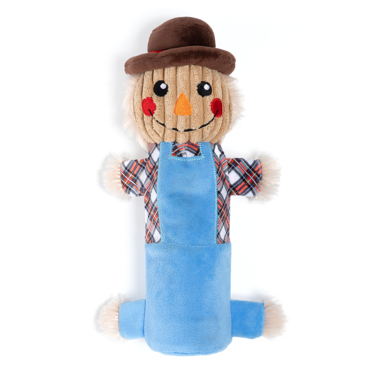 Latipaw Farm Collection Espantapájaros de Peluche con Botella al Interior para Perro, Grande