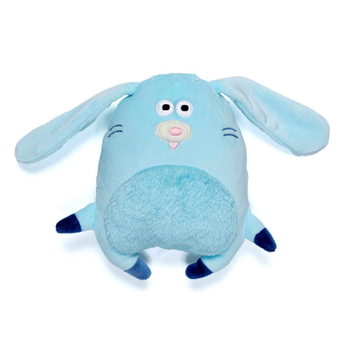 Latipaw Farm Collection Conejo Azul de Peluche Ultrasuave para Perro, Chico