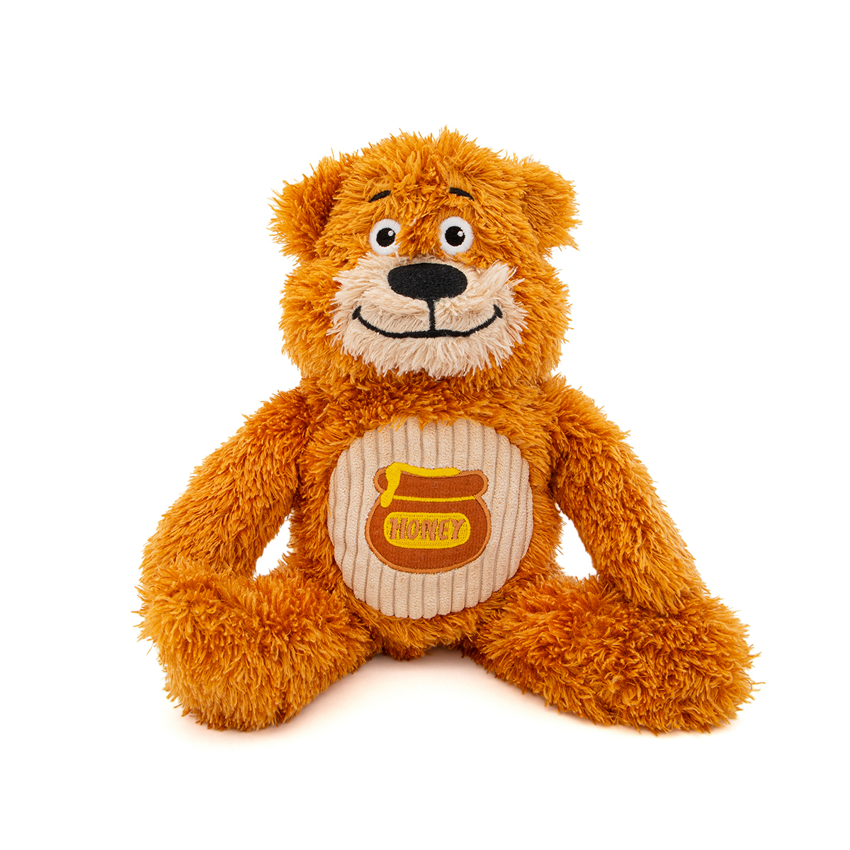 Guru Pet Soft Scents Oso de Peluche Resistente Aroma Miel para Perro, Mediano