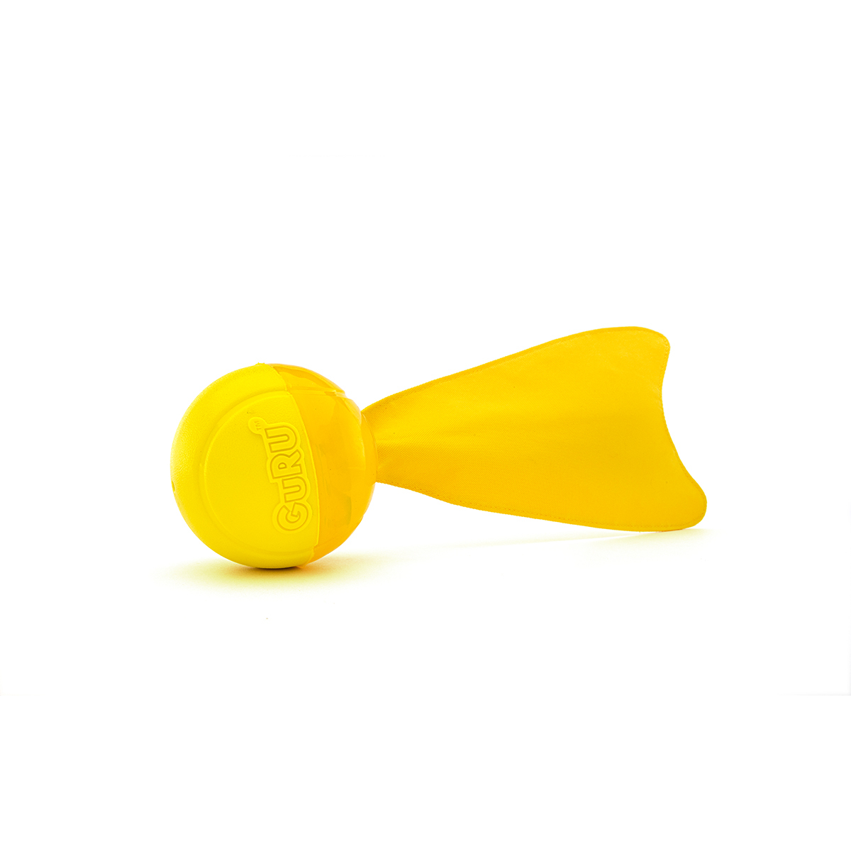 Guru Pet Pelota Dispensadora de Premios con Listón de Nylon para Perro, Mediano