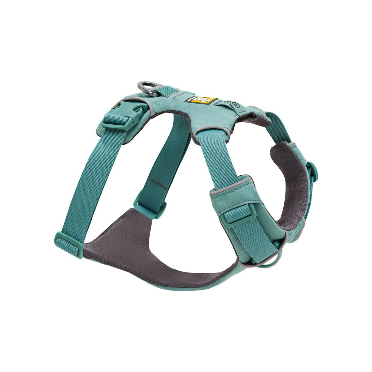Ruffwear Front Range Arnés Híbrido de Ajuste Romano Color Aqua para Perro, Mediano