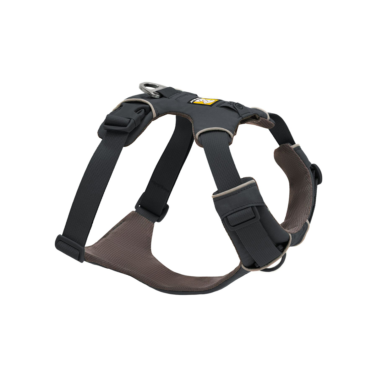 Ruffwear Front Range Arnés Híbrido de Ajuste Romano Color Negro para Perro, Mediano
