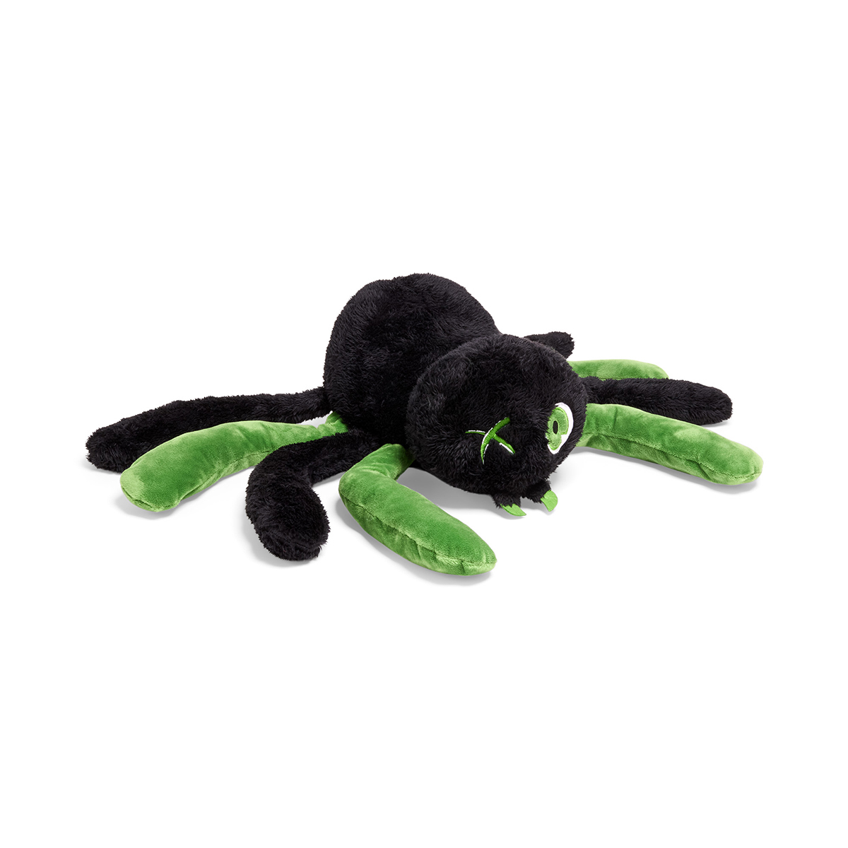 Bootique Halloween Araña Negro y Verde de Peluche para Perro, X-Grande