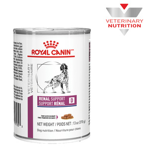 Royal Canin Veterinary Diet Alimento Húmedo Soporte Renal D para Perro Adulto Receta Trozos en Gravy, 370 g Royal Canin Veterinary Diet Alimento Húmedo Soporte Renal D para Perro Adulto Receta Trozos en Gravy, 370 g