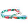 Good2Go Correa Azul Cielo Diseño Rosas de China con Herraje Plateado para Perro, 1.8 m Good2Go Correa Azul Cielo Diseño Rosas de China con Herraje Plateado para Perro, 1.8 m