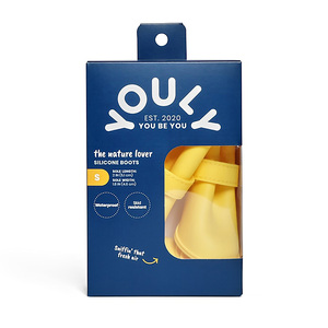 Youly The Nature Lover Botas de Silicón Color Amarillo para Perro, Chico Youly The Nature Lover Botas de Silicón Color Amarillo para Perro, Chico