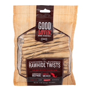 Good Lovin' Carnaza Twists Pollo para Perro, 40 Piezas Good Lovin' Carnaza Twists Pollo para Perro, 40 Piezas