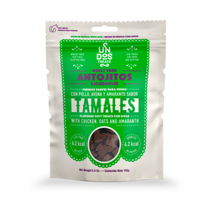 Un Dos Treats Premio Sabor Tamales para Perro, 155 g Un Dos Treats Premio Sabor Tamales para Perro, 155 g