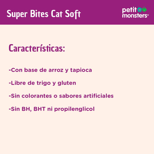 Petit Monsters Premio Super Bites Soft para Gato, 85 g