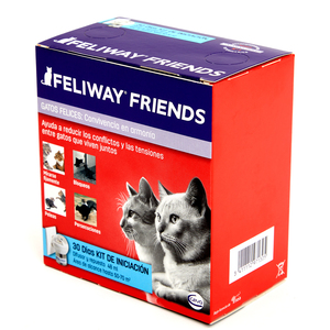 Feliway Friends Set Difusor y Repuesto para Gato, 48 ml