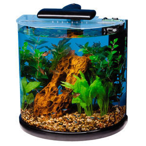 Tetra Half Moon Acuario para Peces de 46 cm Largo x 32 cm Ancho x 52 cm Alto Tetra Half Moon Acuario para Peces de 46 cm Largo x 32 cm Ancho x 52 cm Alto
