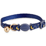 Bond & Co Collar con Broche de Seguridad Diseño Estrellas y Luna para Gatito Color Azul Bond & Co Collar con Broche de Seguridad Diseño Estrellas y Luna para Gatito Color Azul