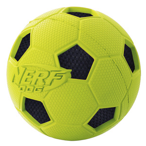 Nerf Dog Balón de Soccer Crunch para Perro, Mediano