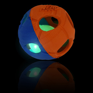Nerf Dog Pelota LED Bash para Perro, Mediano