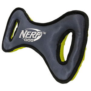 Nerf Dog Infinity Tug Juguete para Tira y Afloja Doble Asa para Perro, Grande