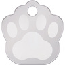 Hillman Group Placa de Identificación Diseño Huellita Cromo para Perro, Grande Hillman Group Placa de Identificación Diseño Huellita Cromo para Perro, Grande