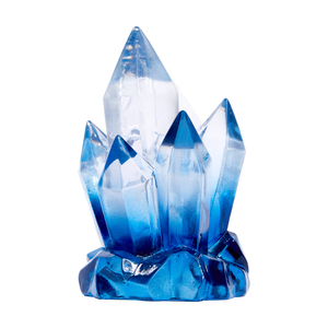 Penn Plax Cristal Azul de Decoración para Acuario, 9.91 cm Largo x 7.11 cm Ancho x 10.67 cm Alto