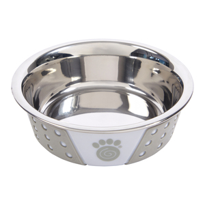 Pet Rageous Tazón de Acero Huellita para Perro, 1.75 Tazas Pet Rageous Tazón de Acero Huellita para Perro, 1.75 Tazas