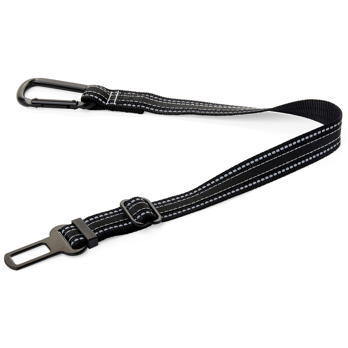 EveryYay Adaptador Premium de Enganche para Cinturón de Seguridad para Mascotas, Negro