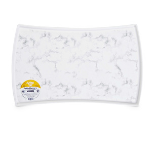EveryYay Table Manners Mantel de Silicón con Diseño de Mármol para Tazones de Perro, Chico EveryYay Table Manners Mantel de Silicón con Diseño de Mármol para Tazones de Perro, Chico
