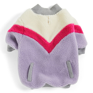 Youly Suéter Alto Rosa con Gris para Perro, Mediano Youly Suéter Alto Rosa con Gris para Perro, Mediano