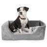 EveryYay Snooze Fest Cama Rectangular con Bordes Elevados Color Gris para Perro, Mediano EveryYay Snooze Fest Cama Rectangular con Bordes Elevados Color Gris para Perro, Mediano