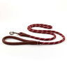 Reddy Correa de Cuerda Color Vino con Detalles en Cuero Genuino para Perro, 1.8 m Reddy Correa de Cuerda Color Vino con Detalles en Cuero Genuino para Perro, 1.8 m
