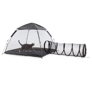 EveryYay Estancia Felina para Exterior Vamos a Explorar con Túnel para Gato EveryYay Estancia Felina para Exterior Vamos a Explorar con Túnel para Gato