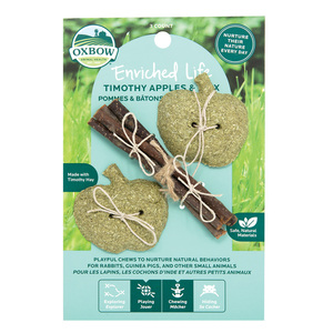 Oxbow Enriched Life Manzanas de Heno y Bastones para Pequeñas Mascotas Oxbow Enriched Life Manzanas de Heno y Bastones para Pequeñas Mascotas