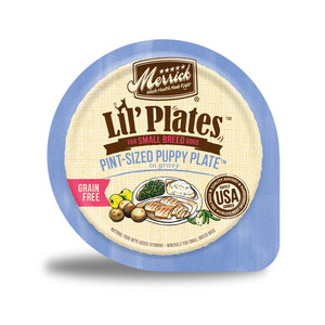 Merrick Lil' Plates Alimento Húmedo Natural para Perro Cachorro de Raza Pequeña Receta de Pollo, 99 g