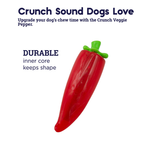 Petstages Juguete Crunch Veggie Pepper para Perro, Unitalla