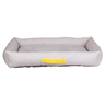 Kenwood & Co Cama Tipo Cuddler Rectangular con Bordes Altos Color Gris para Perro, Mediano