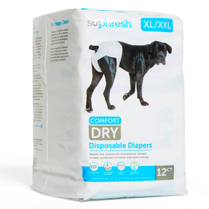 Sophresh Dry Comfort Pañal Desechable para Perro Hembra, X-Grande/XX-Grande