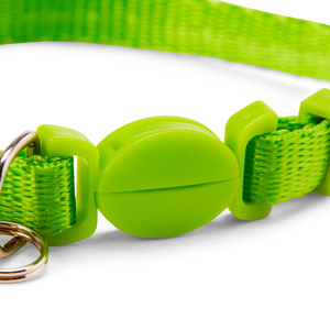 Youly Collar con Broche Diseño Clásico para Gatito, Verde