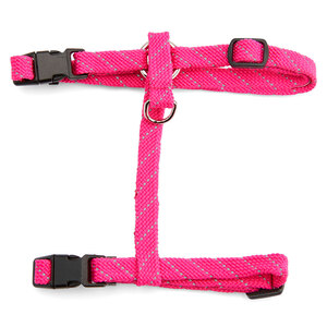 Youly Set Collar Arnés y Correa Reflectante para Gato, Rosa