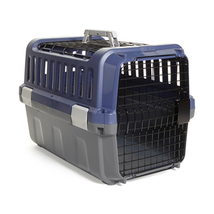 EveryYay Jaula de Transporte Rígida de 2 Puertas Color Azul/ Gris para Perro, X-Chico EveryYay Jaula de Transporte Rígida de 2 Puertas Color Azul/ Gris para Perro, X-Chico