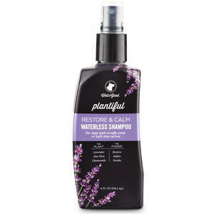 Plantiful Shampoo Baño en Seco Efecto Relajante con Lavanda para Perro, 236 ml Plantiful Shampoo Baño en Seco Efecto Relajante con Lavanda para Perro, 236 ml