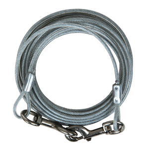 Aspen Pet Cable de Contención Largo para Exterior para Perro, Grande Aspen Pet Cable de Contención Largo para Exterior para Perro, Grande