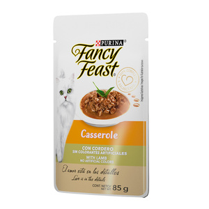 Fancy Feast Casserole Alimento Húmedo para Gato Adulto Receta Cordero, 85 g