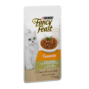 Fancy Feast Casserole Alimento Húmedo para Gato Adulto Receta Cordero, 85 g