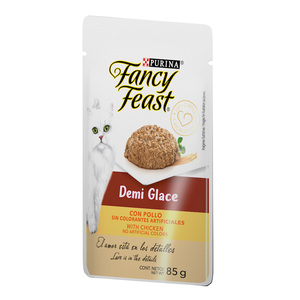 Fancy Feast Demi Glace Alimento Húmedo para Gato Adulto Receta Pollo, 85 g
