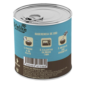 Lifelike Just Meat 90 Alimento Húmedo para Perro Adulto Todas las Razas Receta Pescado, 370 g
