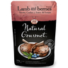 Natural Gourmet Alimento Natural Húmedo para Perro Receta Cordero y Frutos del Bosque, 100 g Natural Gourmet Alimento Natural Húmedo para Perro Receta Cordero y Frutos del Bosque, 100 g