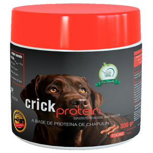 Crick Protein Suplemento Nutricional a Base de Proteína de Chapulín para Perro, 300 g