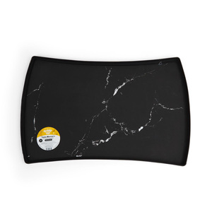 EveryYay Mantel de Silicón Diseño Mármol Negro para Perro, Mediano/Grande EveryYay Mantel de Silicón Diseño Mármol Negro para Perro, Mediano/Grande