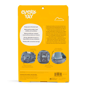 EveryYay Barrera Protectora para Asientos de Automóvil, Negro